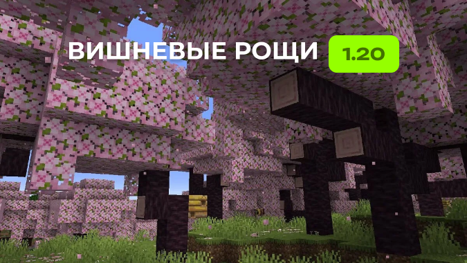 ВИШНЕВАЯ РОЩА mINECRAFT 1.20